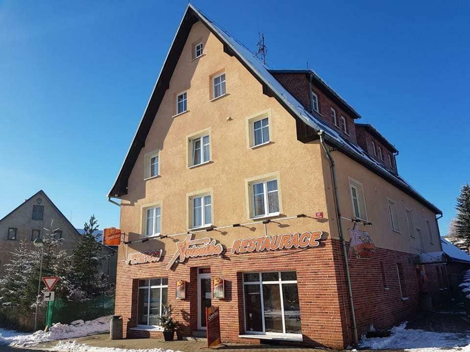 apartmány 2+1 u Klínovce Kovářská Kültér fotó